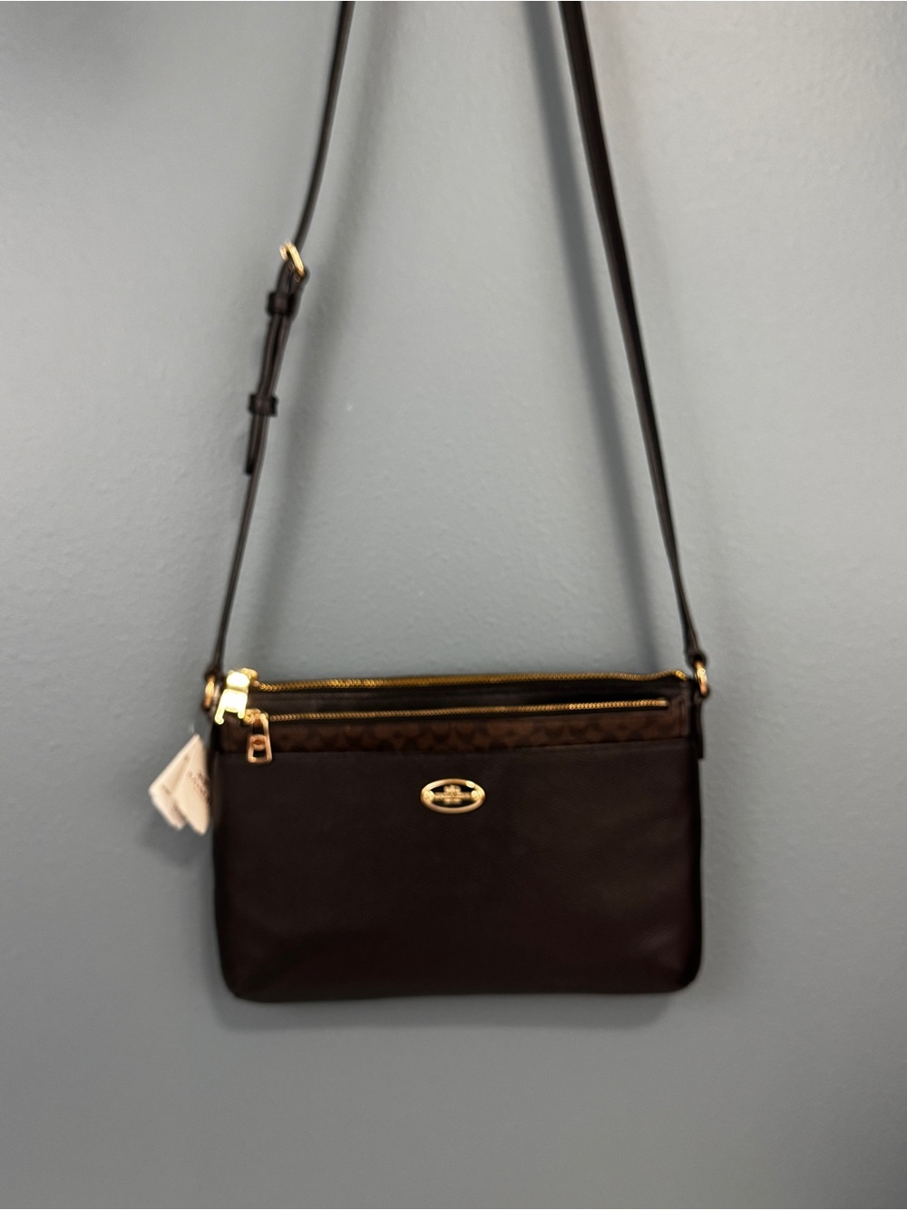 Coach Black Crossbody Bag with Gold Hardware F52881
